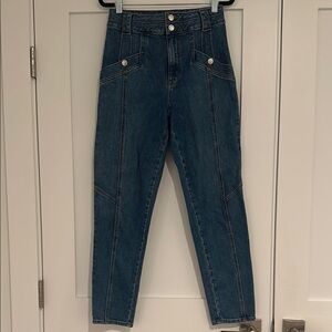 Derek Lam 10 Crosby Womens High Rise Slant Pocket Ankle Jeans